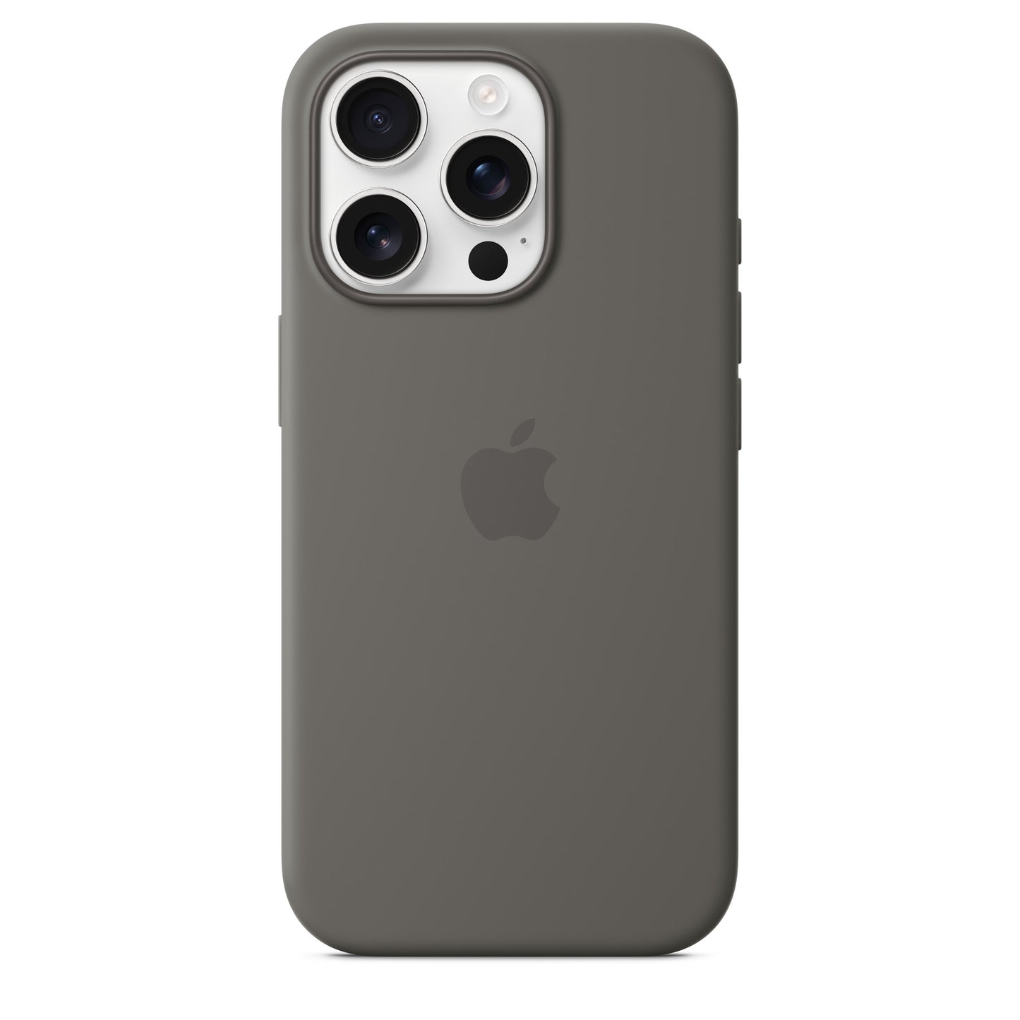 Silicone Case for iPhone 16 Pro -Stone Grey