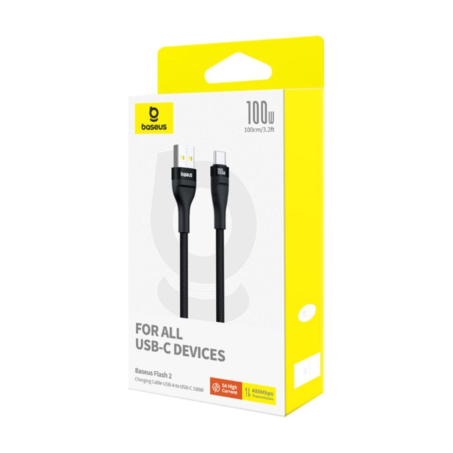 Baseus Flash 2 USB To Type-C 100w 1M Charging Cable