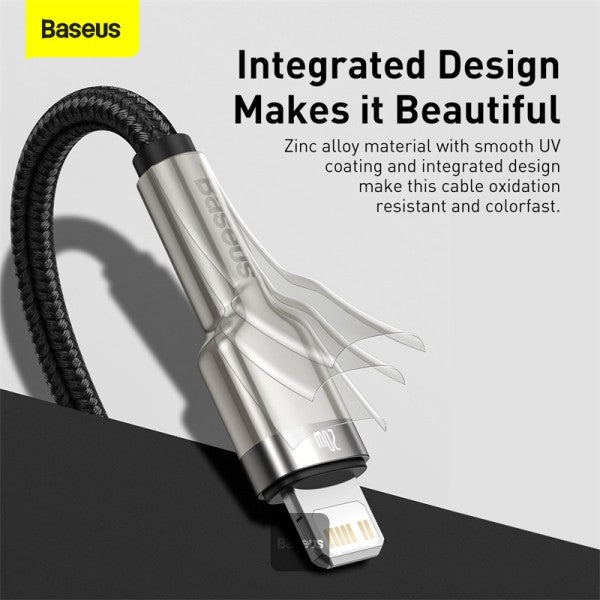Baseus Cafule Series Fast Charging Data Cable USB C to Lightning - iPhone