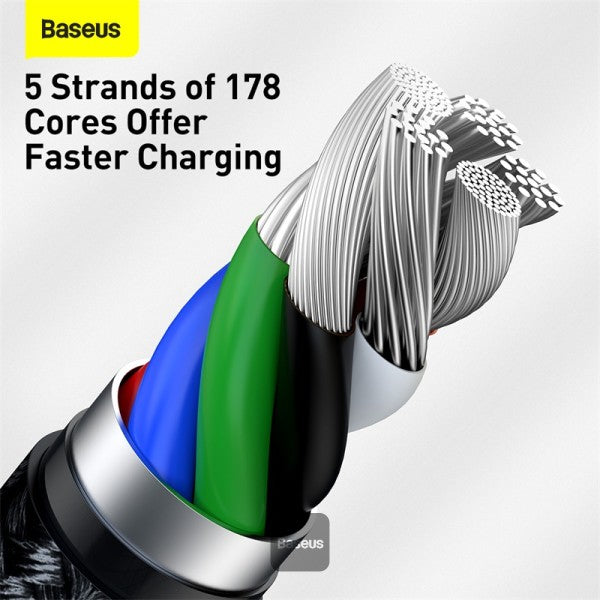 Baseus Cafule Series Fast Charging Data Cable USB C to Lightning - iPhone