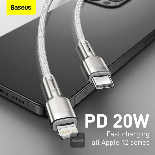 Baseus Cafule Series Fast Charging Data Cable USB C to Lightning - iPhone