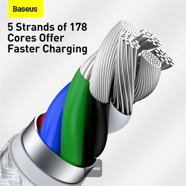 Baseus Cafule Series Fast Charging Data Cable USB C to Lightning - iPhone
