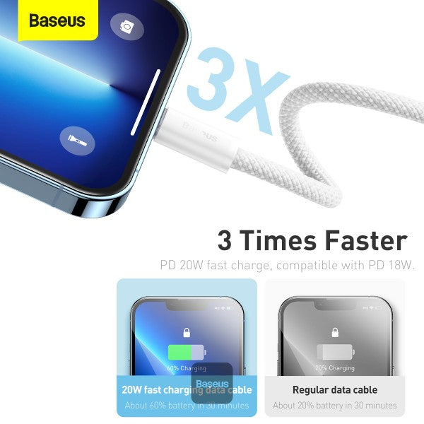 Baseus Dynamic Series Fast Charging Data Cable USB to iPhone