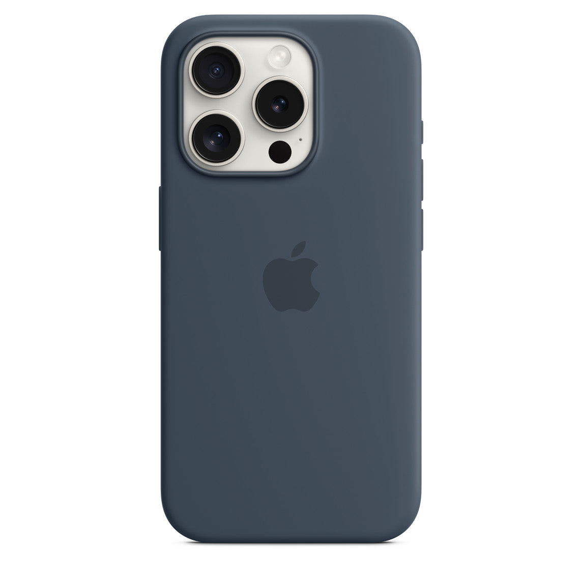 Silicone Case for iPhone 15 Pro Max - Blue