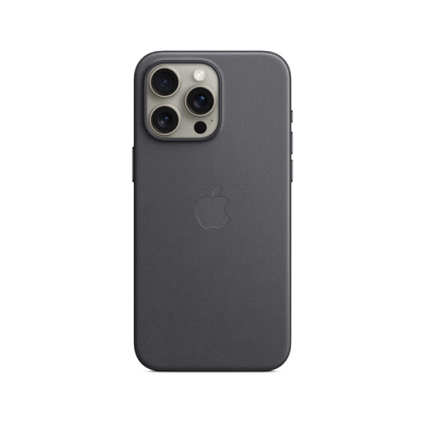 Apple Silicone Case for iPhone 15 Pro Max (Magsafe) - Black