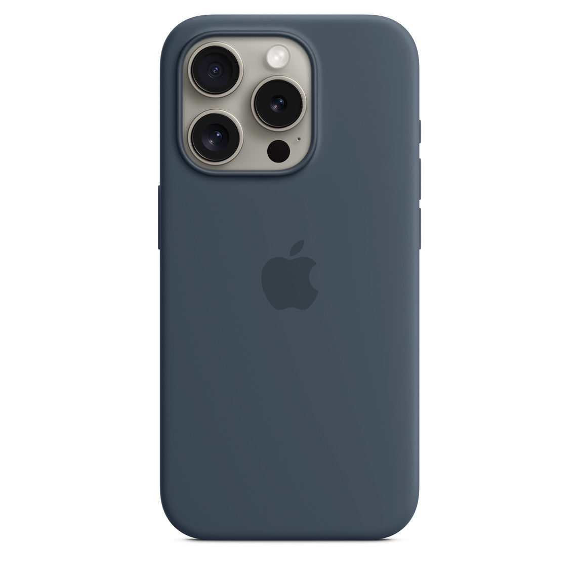 Silicone Case for iPhone 15 Pro Max - Blue