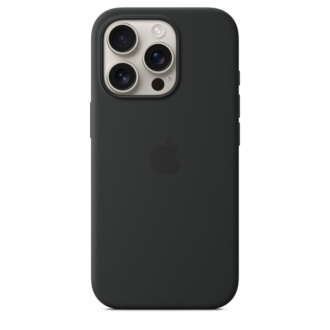 Silicone Case for iPhone 16 Pro Max - Black