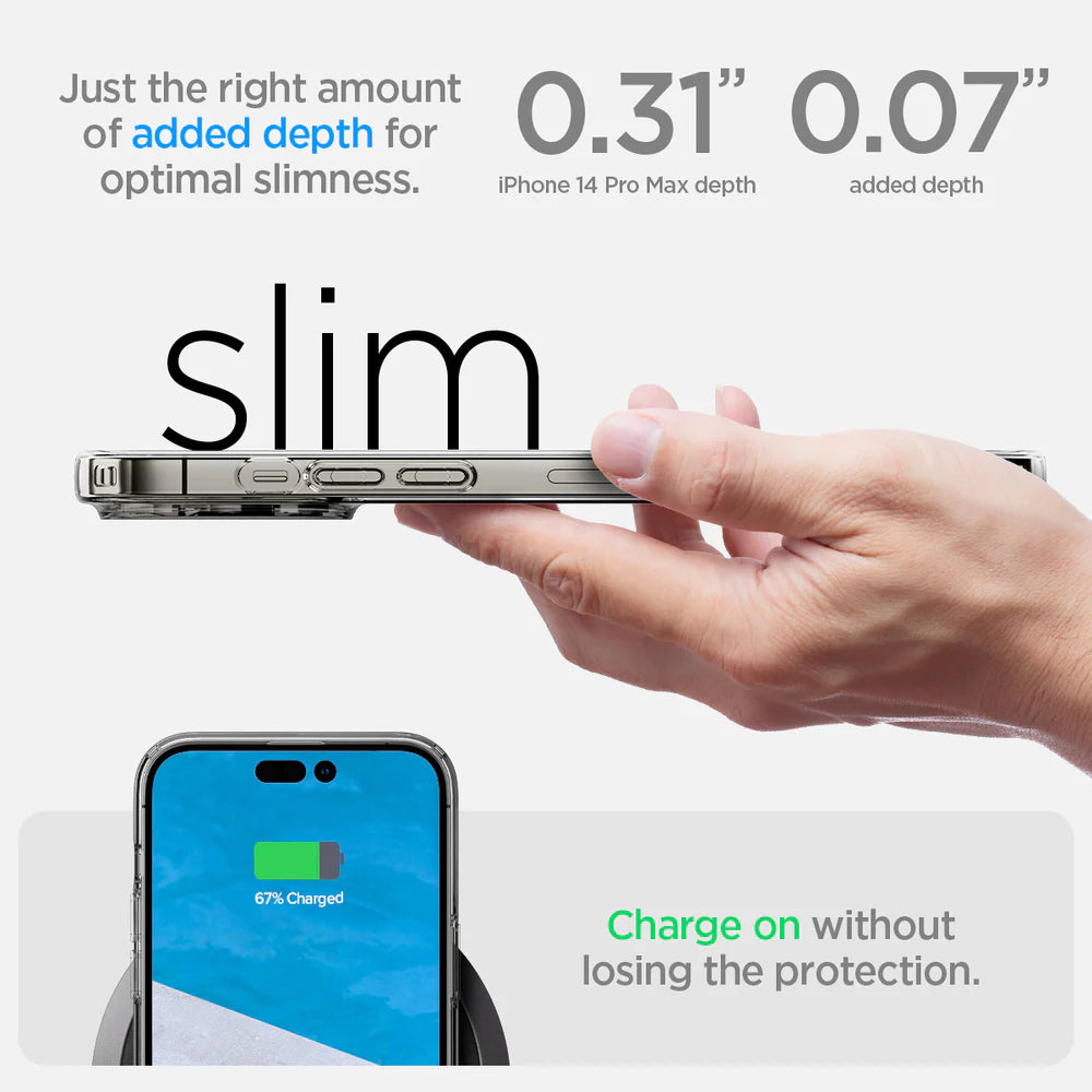 Spigen Clear iPhone 14 Pro Max Case Ultra Hybrid