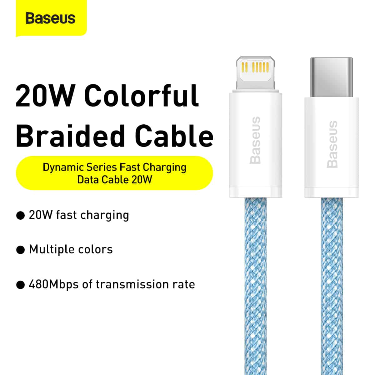 Baseus Dynamic Series Fast Charging Data Cable USB to Lightning - iPhone