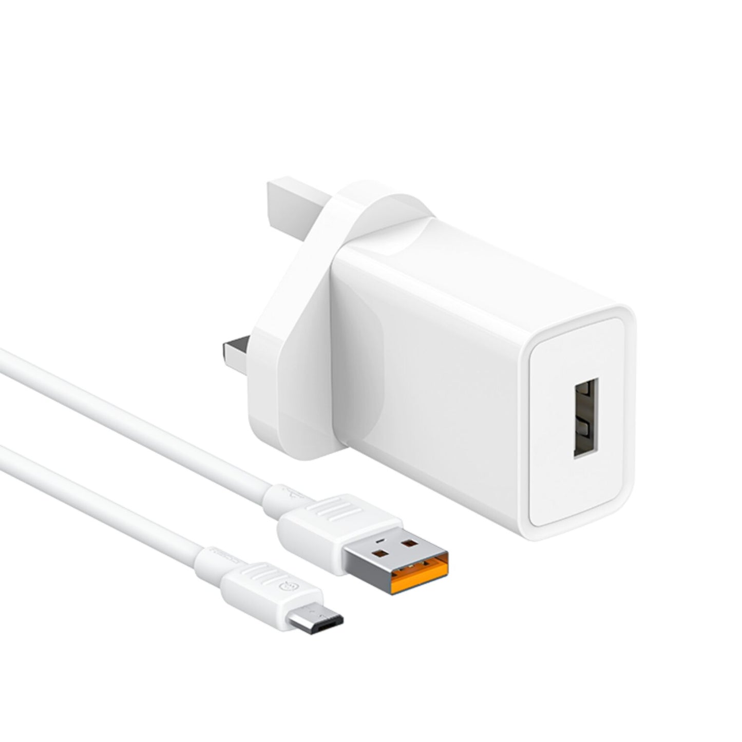 Recci 2.4A Travel Charger And Micro Cable