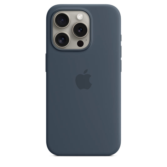 Silicone Case for iPhone 15 Pro - Blue