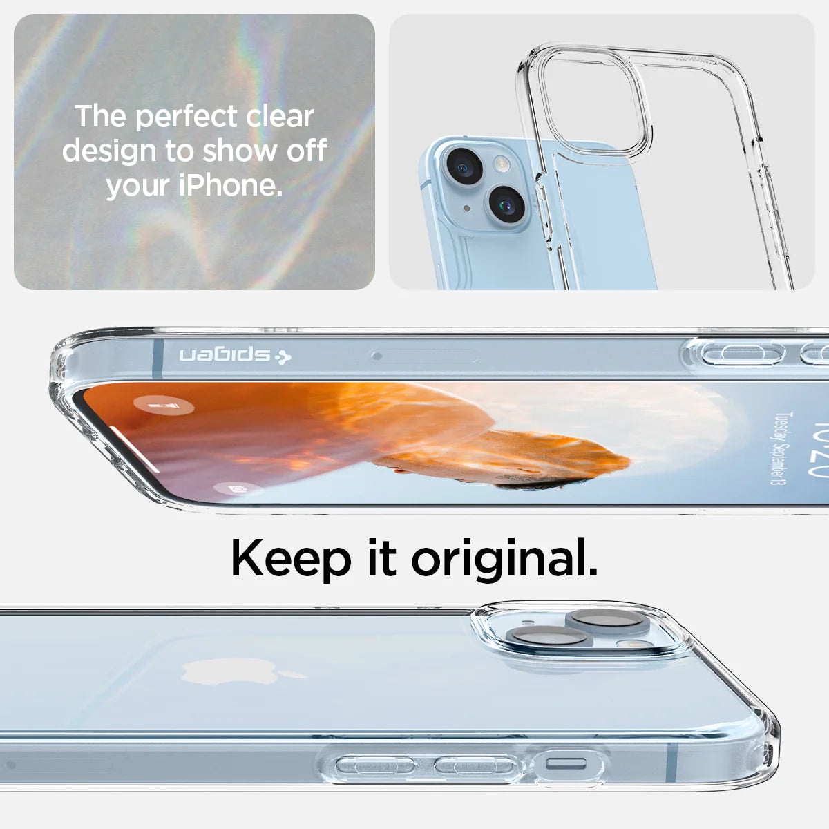 Spigen Clear iPhone 14 Case Ultra Hybrid