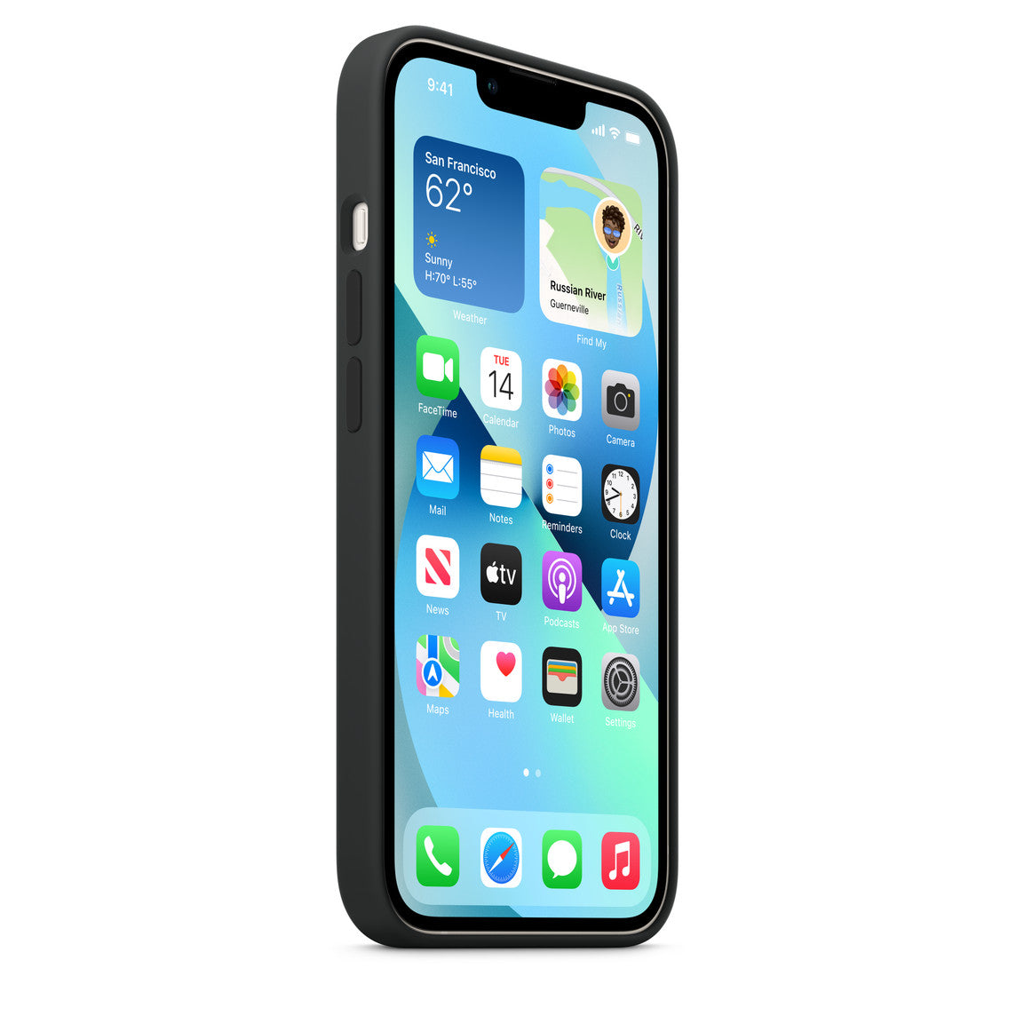 iPhone 12 Pro Max Silicone Case - Midnight