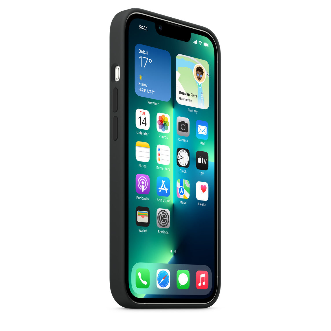 iPhone 13 Pro Silicone Case - Midnight