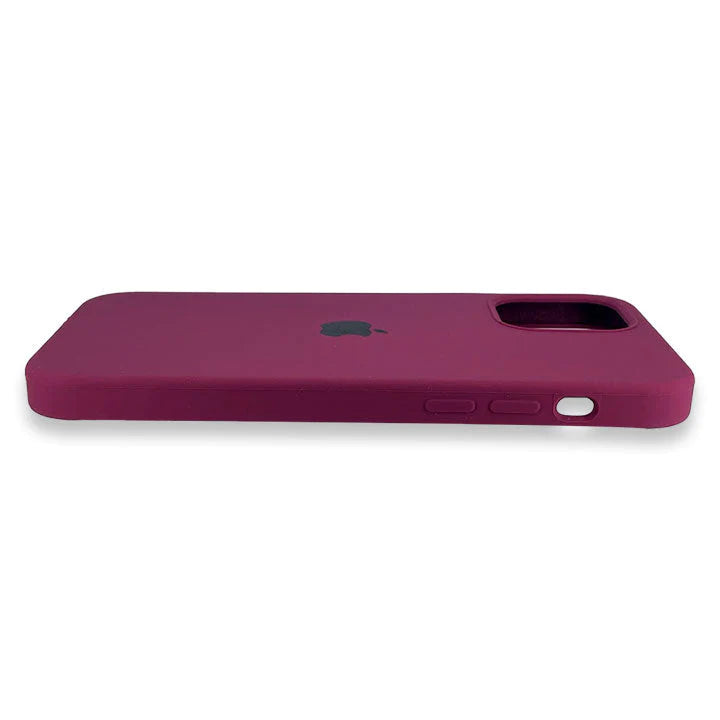 iPhone 12 Pro Max Silicone Case - Plum