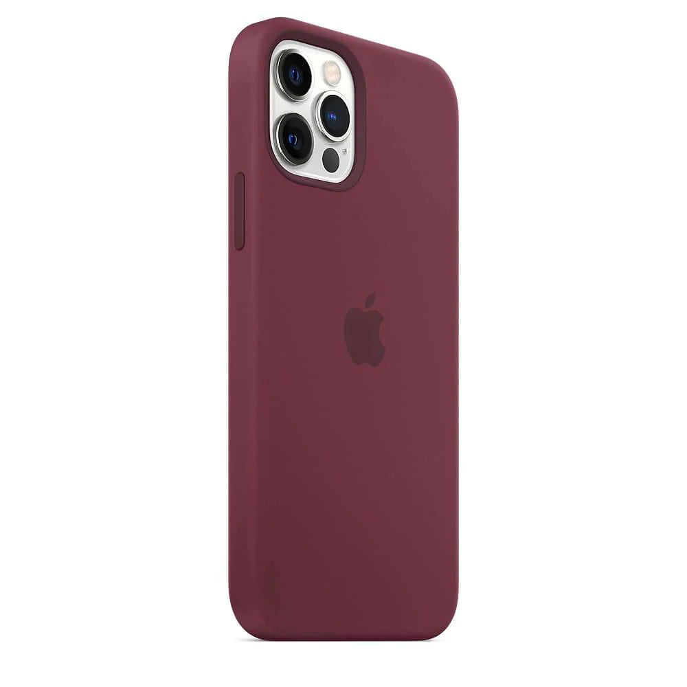iPhone 12 Pro Max Silicone Case - Plum